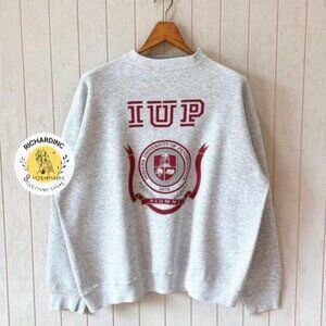 Indiana University Of Pennsylvania IUP Velma Sheen Shirt Sweatshirt Retro grey